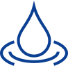 Calm icon - drop of water.